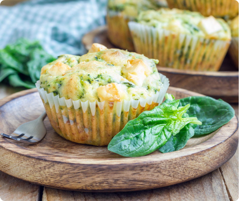Vegetarisches-Rezept: Miniquiche
