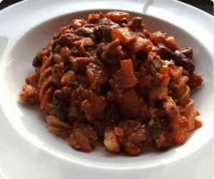 Bohnen-Bolognese