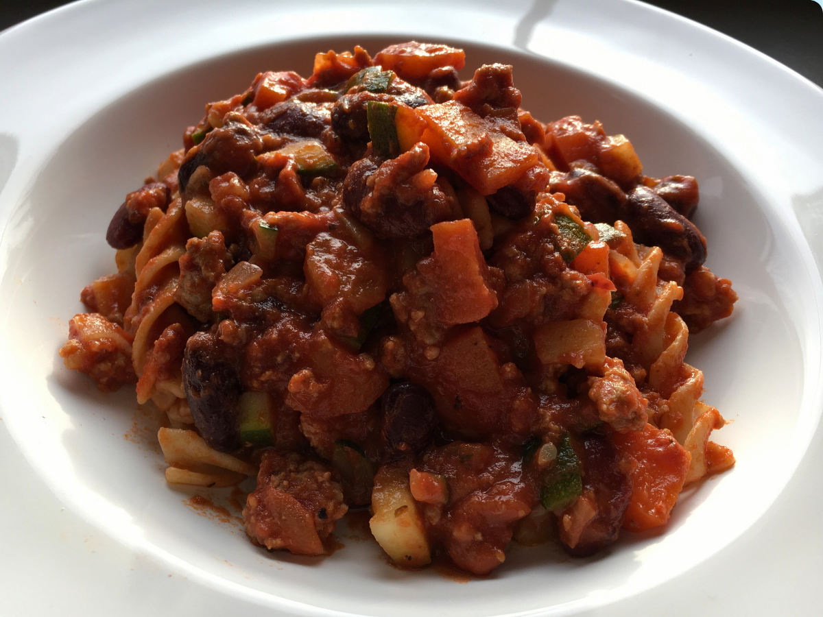 Bohnen-Bolognese