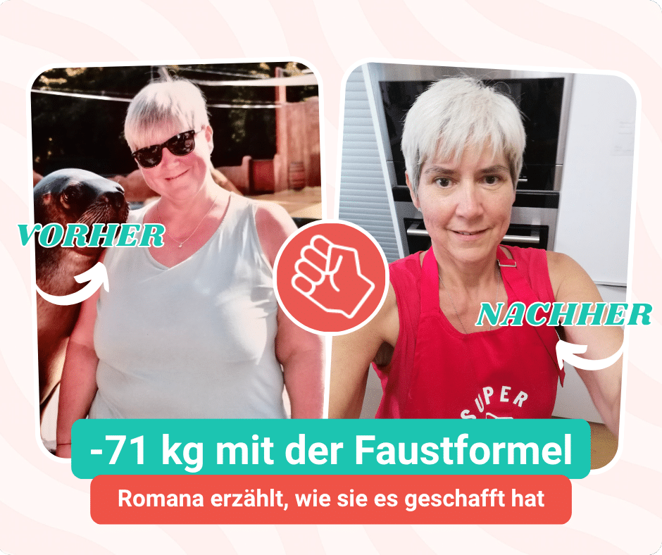 Nach 40 Jahren Diät hat Romana 71 kg abgenommen - ihre Erfolgsgeschichte.