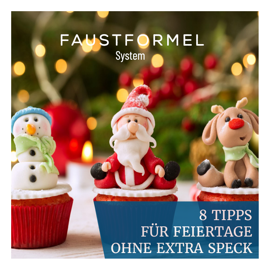 Cover vom Ebook mit Cupcakes mit Weihnachtsdekoration