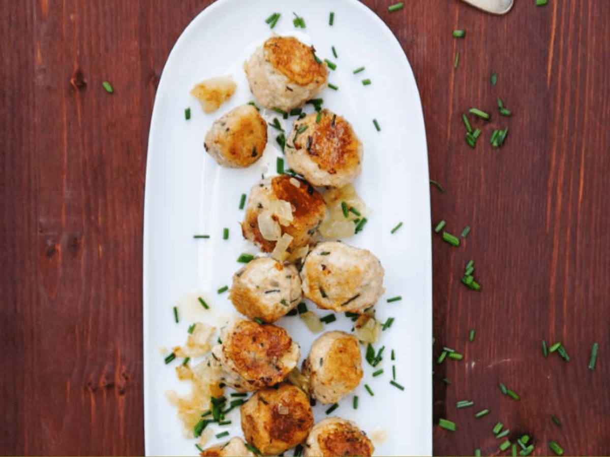 Topfenknödel mit Käse