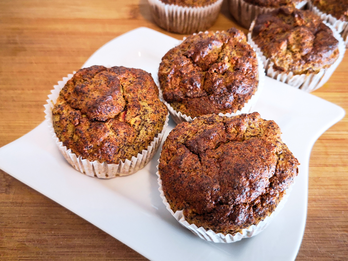 Mohn-Apfel-Muffins