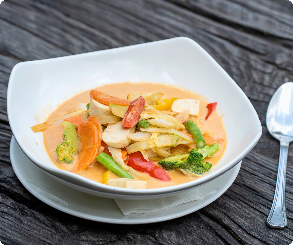 Cremiges Thaicurry mit Tofu