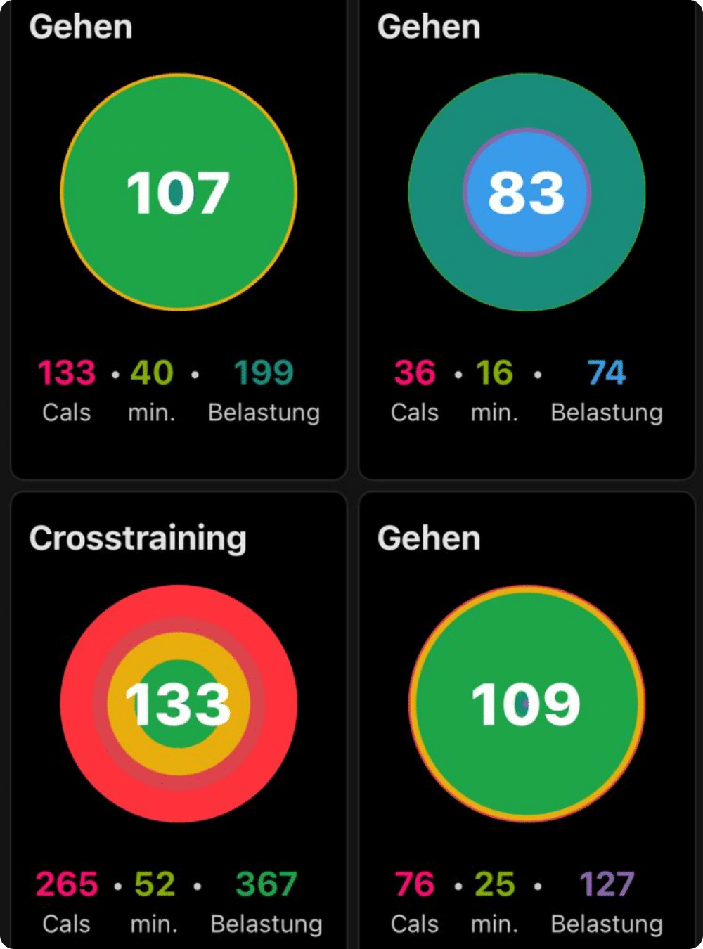 Tracking-Uhr, die Kalorienverbrauch beim Spazierengehen uns beim Sport anzeigt.