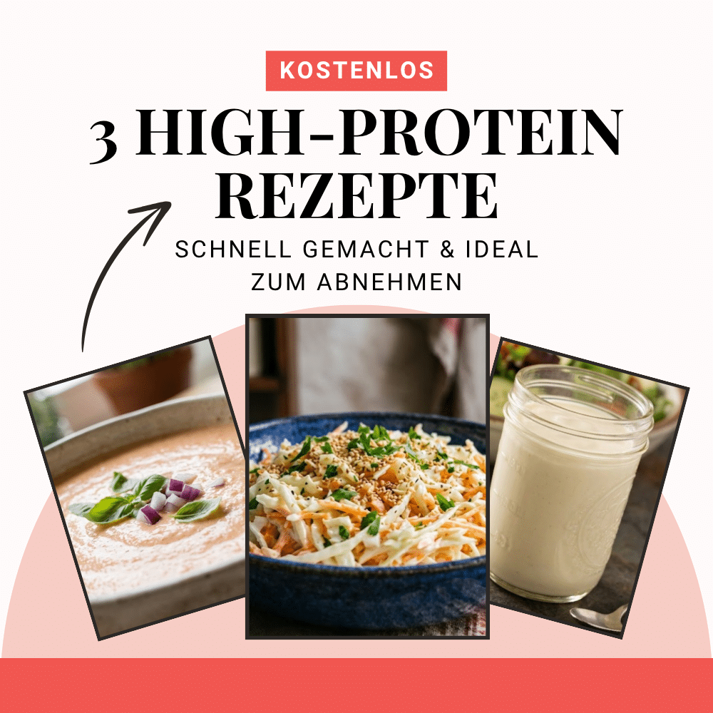 Bild von der Gerichten mit der Überschift 3 High-Protein Rezepte