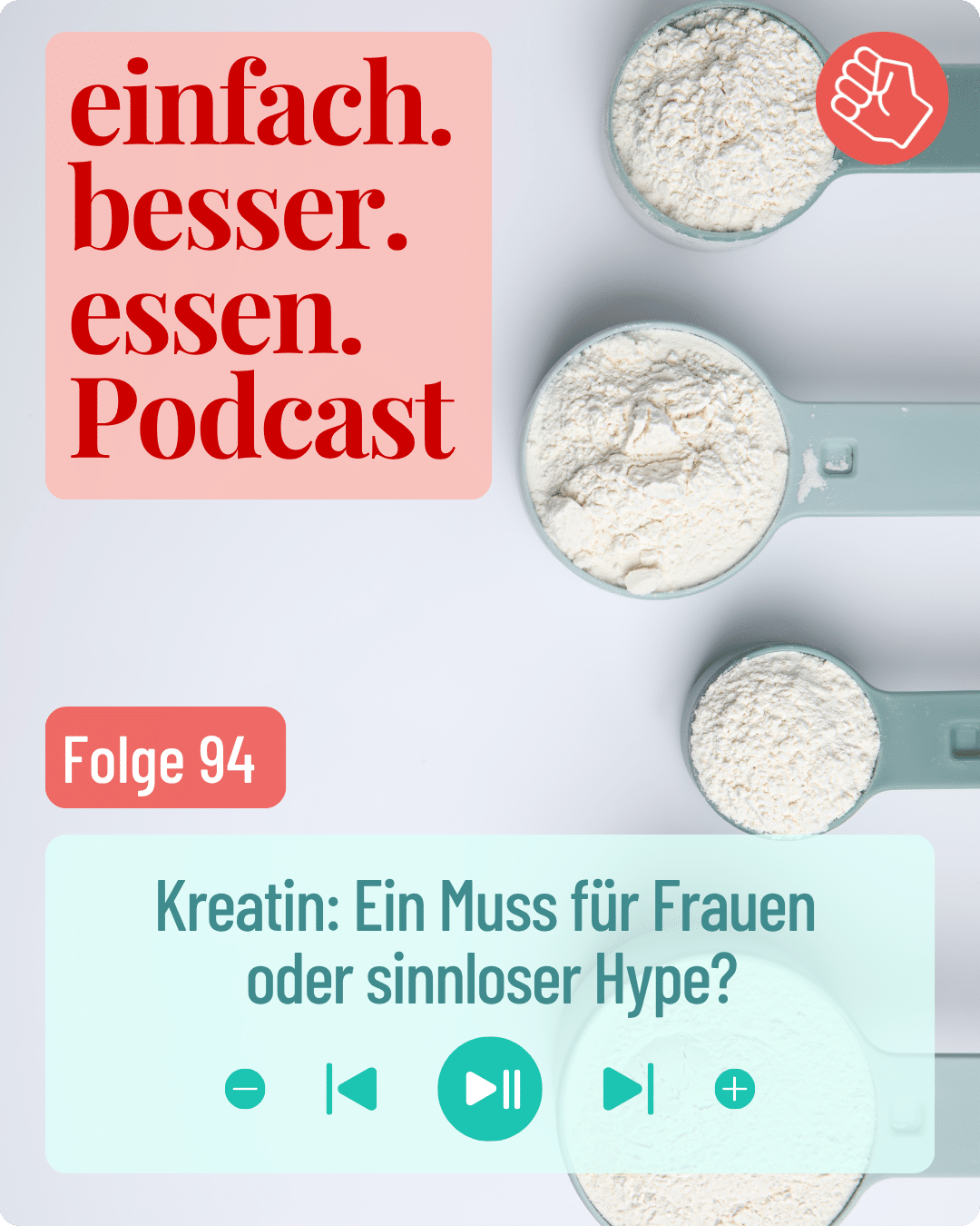 Kreatin in Messbechern.