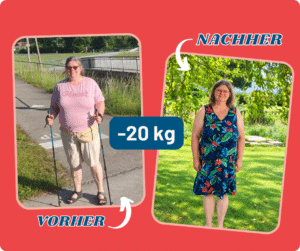 Gabriele erzählt von ihrer Erfolgsgeschichte und wie sie mit der Faustformel 20 kg abgenommen hat.