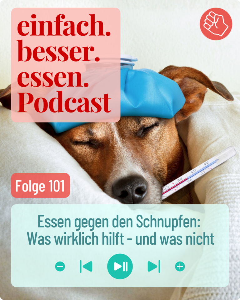 Wie kann man sich ernähren, um seltener krank zu werden.