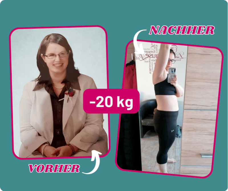 20 kg abgenommen ohne Sport. Simones Erfolgsgeschichte.
